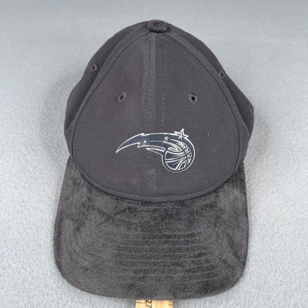 Orlando Magic New Era Hat Cap Strap Back Gray Logo Suede Style Rim